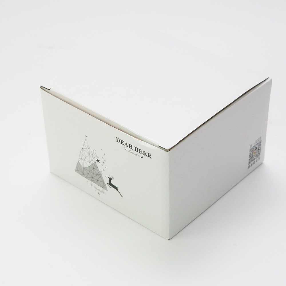 custom printed high quality corrugated board white shipping boxes