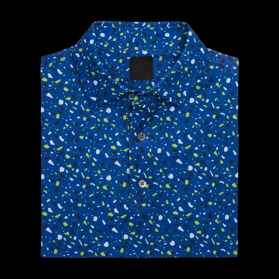 Custom Logo Pattern Printing Men Polo Shirts High Quality Casual Sports Golf Clothes Wholesale Golf Polo T-Shirt