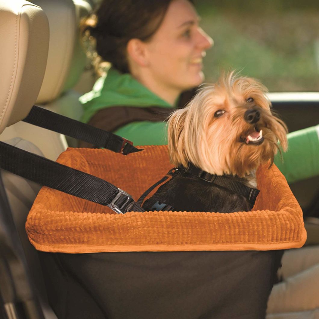 Foldable Car Seat Dog Cover Dog Car Seat with Seat Belt Pet Carrier Bag