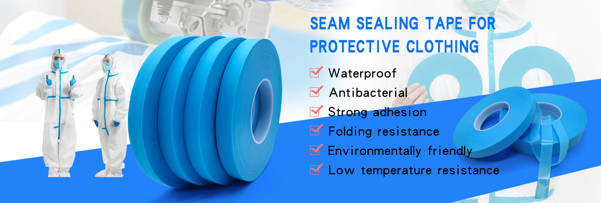 Seam Sealing Tape For Protective Suit
