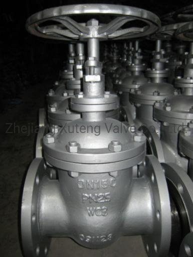 ANSI 150lbs Flanged Class 600 Wcb Body A216 Steel Gate Valve