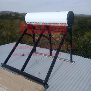 China Enamal White Outer Tank Solar Water Heater 304 Stainless Steel Solar Collector wholesale