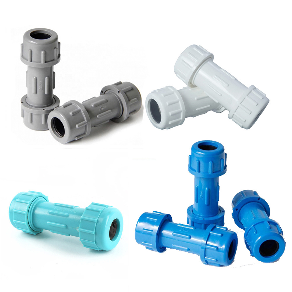 Free Samples UPVC Water Supply Plastic Pipe Fittings PVC Quick Connect
