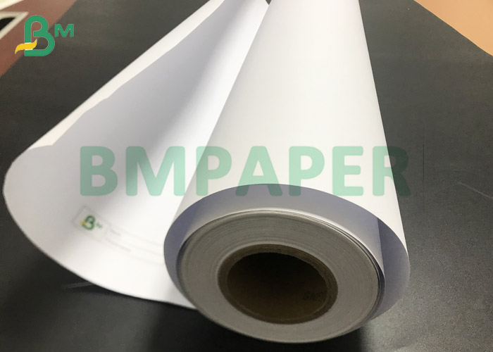 36" * 150 Feet Wide Format 20# CAD Bond Paper Rolls For Inkjet Plotter 