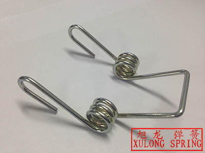 3mm wire nickel plating high precision torsion spring for industry machinery