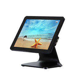 T670 15.6'' Widescreen touch screen pos all in one pc desktop pos system windows Border color and 12'' VFD Optional