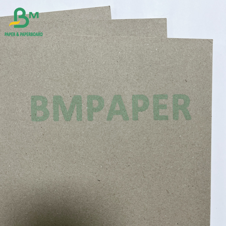 Recyclable Thick 1.5mm 3mm Double Side Grey Laminated Rigid board 