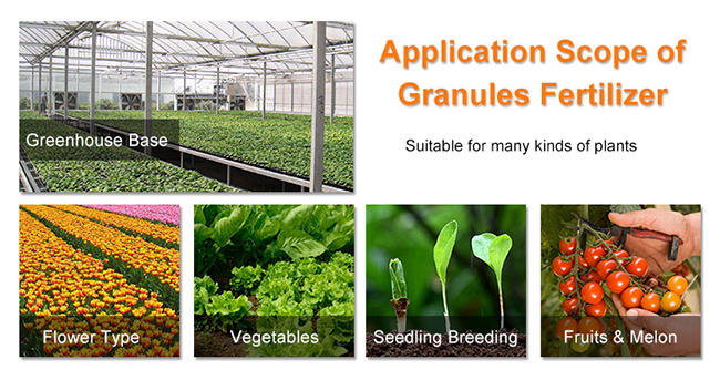 granular fertilizer application
