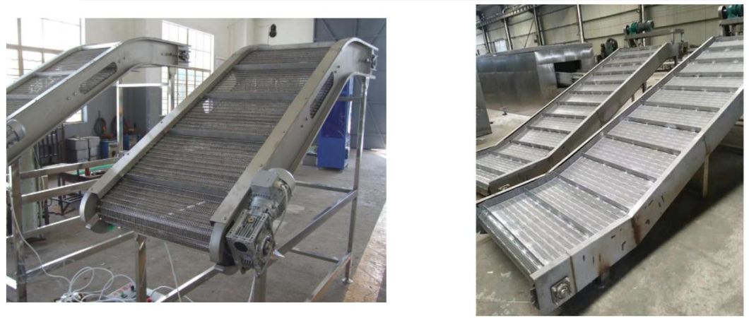 High Load Stainless Steel Perforated Plate Chain Conveyor Belt