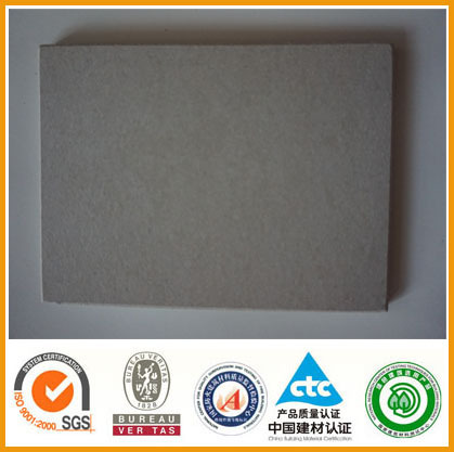 1200 x 2400mm High Density fire rated fiber cement board Grey Color No Pattern asbestos High quality No Easy Broken boards