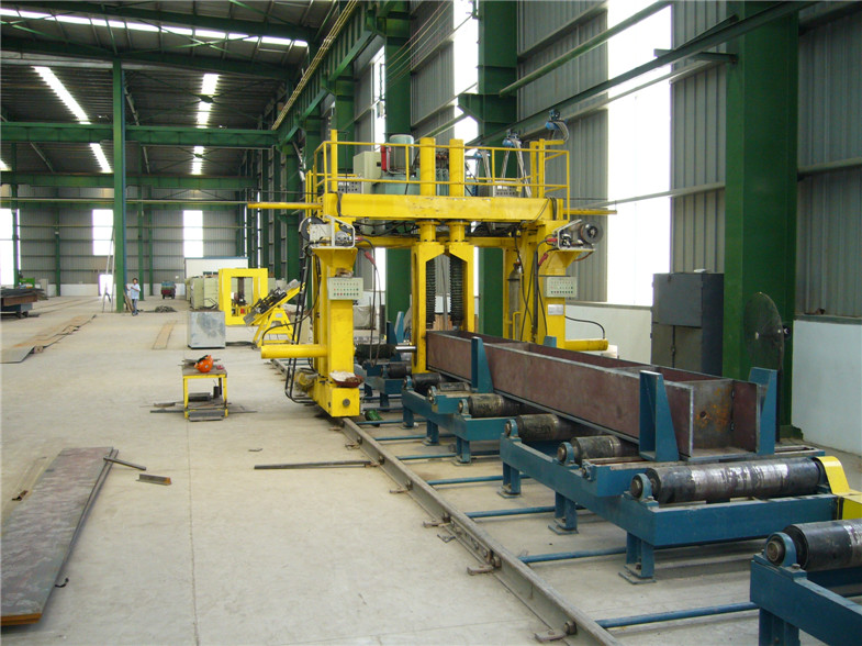 Gantry Box Beam Welding Production Line Heavy Duty Rail 38KG/m