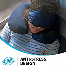 airplane sleep accessory cool modern air pillow with neck support for light sleepers traveling