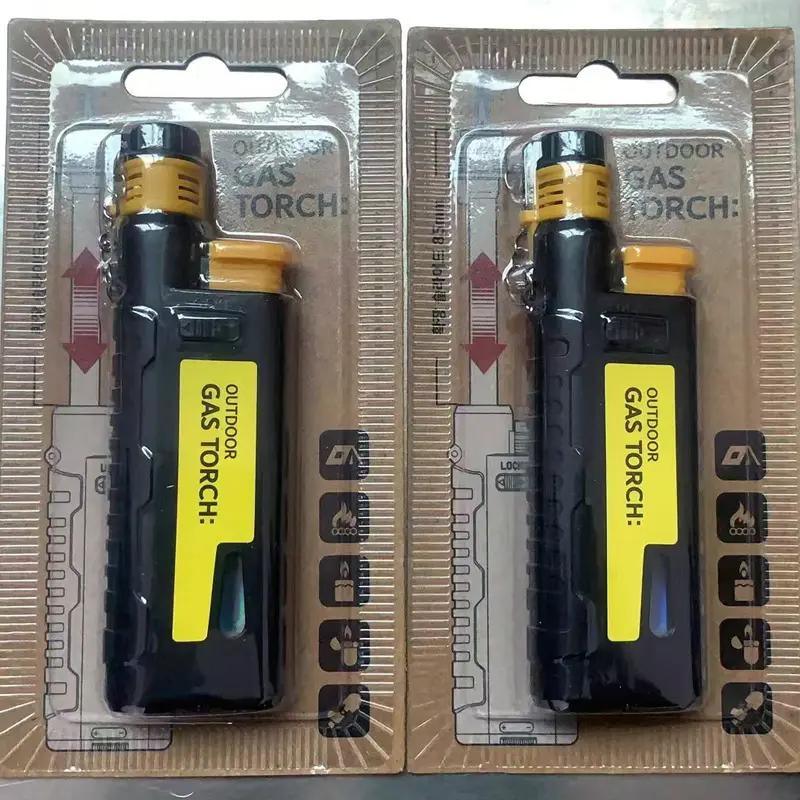 2023 Outdoor 70 Degree 5000 Times Using Korea Popular Anti-Explosion Torch Gas Lighter with Adjust Pipe