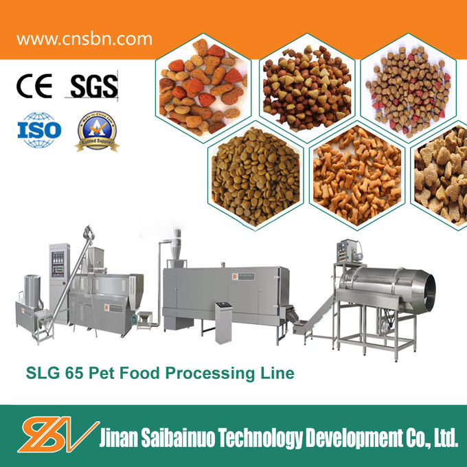 CE And BV Certificate Approved professional Automatic complete Dog food extruder machine