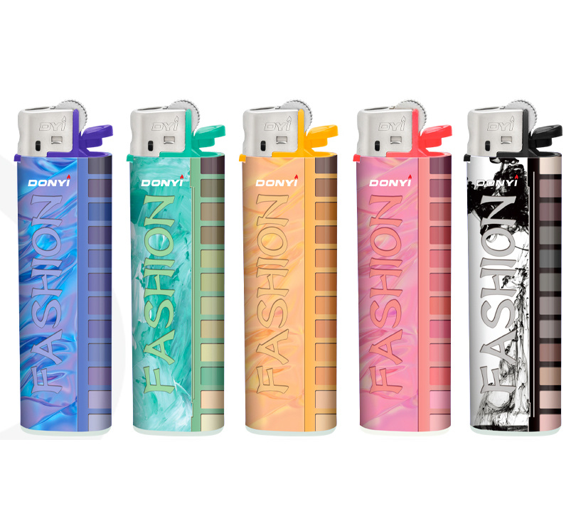 Wholesale Lighter Variety of Colors Available Disposable Refillable Flint Lighter Cigarette Gas Lighter