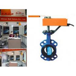 China Automatic Chilled Water System Electric Butterfly Valve Adjust Open/Close Control for sale