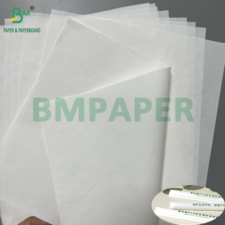 Good Printability 24grs 28grs Hygiene Straw Wrapping White Heat Seal Paper