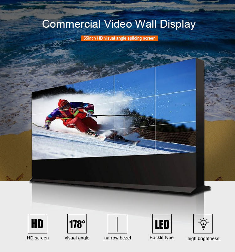 samsung 55 inch shopping mall narrow bezel led video wall tv