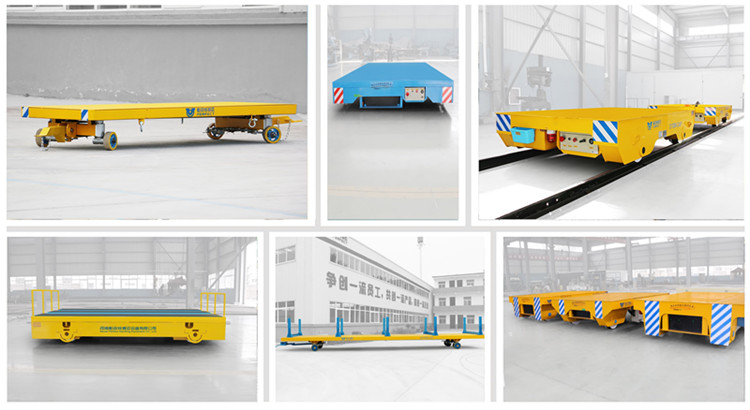 Cable Reel Powered Rail Transfer Car with Remote and Hand Control