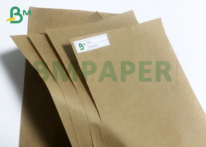 70gsm 80gsm Thick Unbleached Extensible Sack Craft Paper Rolls For Cement Bags