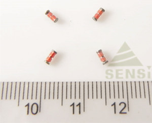 Miniature Design Glass Encapsulated NTC Thermistor for SMT Automatic Installation 0