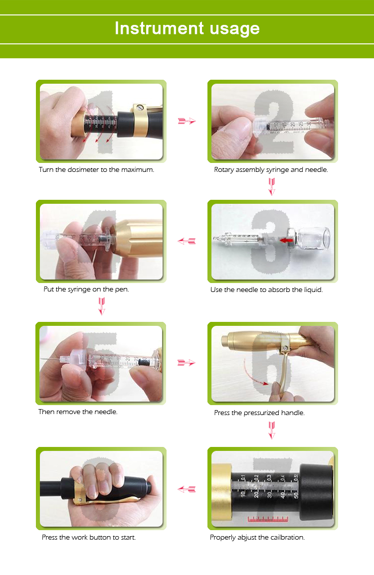 How to use hyaluron pen