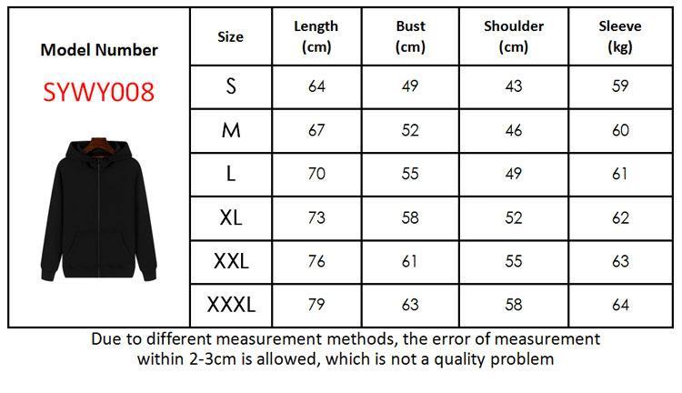 Wholesale Plus Size Men&prime;s Hoodies Full Zip up Custom Print Logo Hoodie for Man and Women
