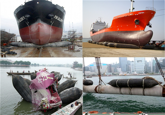Dockyard Slipway Shipyard Inflatable Marine Airbag ISO14409 Approved 0
