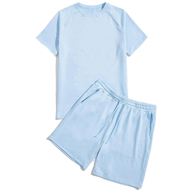 Fashion Wholesale Oversize T-Shirt and Shorts Men&prime;s Summer Tracksuit Short Set