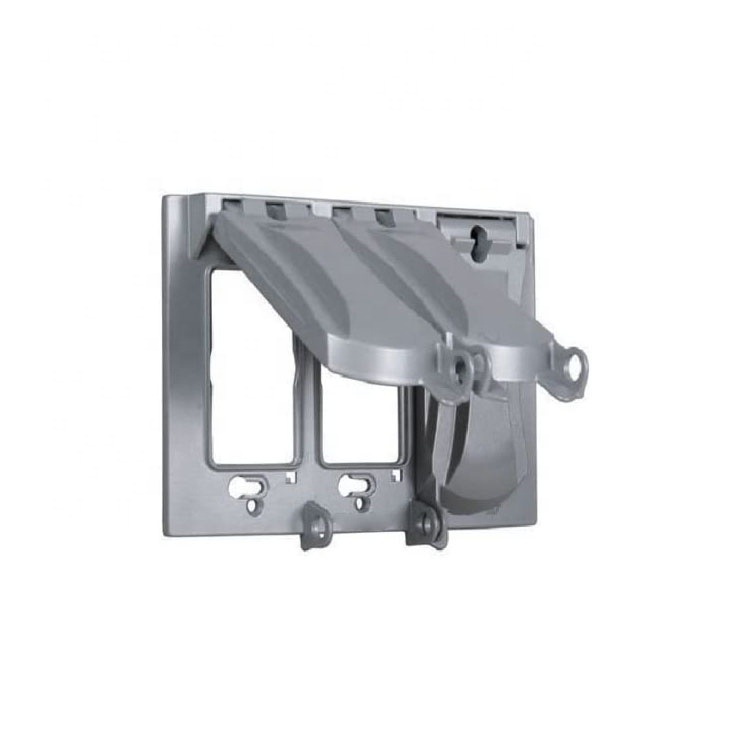 Custom Die Casting of Aluminum Weatherproof Electrical with Outdoor Outlet Box Cover