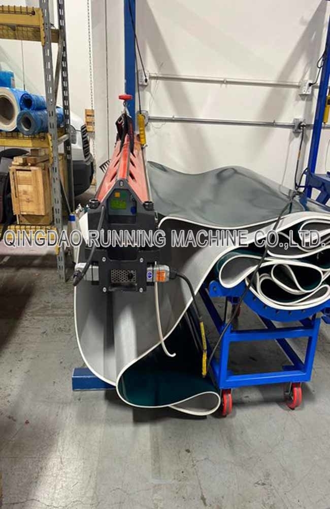1000mm Width PVC PU Conveyor Belt Air Cooling Type Jointing Machine 0
