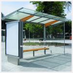 Silk Screen, Clear Tempered/Toughened Glass for Advertising Bus Stop