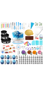 379 PCS Cake Decorating Supplies Kit