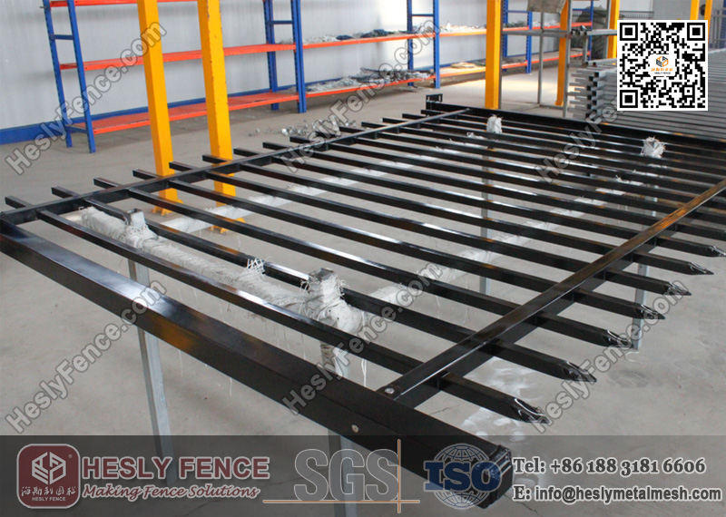 spear top metal fence