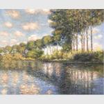 Claude Monet Oil Paintings Poplars fait main sur la reproduction de grand maître d'epte
