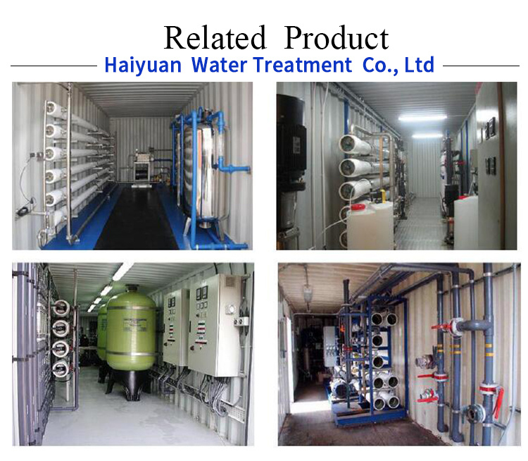 20FT 40FT Containerized River Water Treatment System River Water Purification System