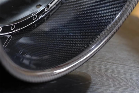 22 inch Carbon fiber film Custom Forged 2 Piece Wheel Black barrel