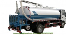 ISUZU Septic Emptier Vacuum Tanker Truck 10,000Litres Sewage with Water Bowser Multifunction