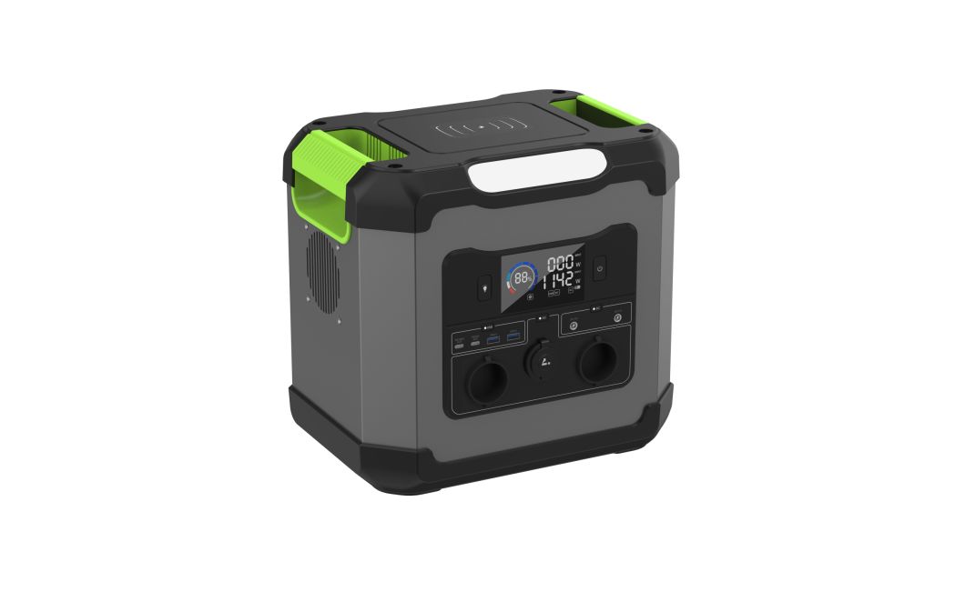 High Power 1500W Portable Power Station AC Input 850W Fast Charging Outdoor Camping Energy Storage Power Supply