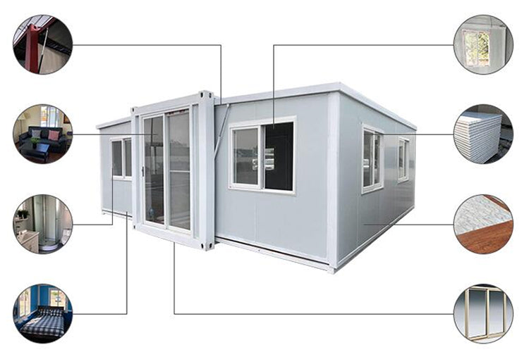 Grande expandable container home exterior appearance