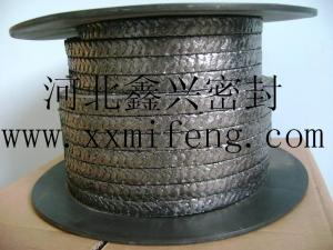 China Reinforced graphite packing    Flexible graphite packing on sale 