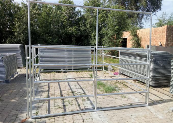 Low Carbon Steel Farm Gate Fence 2.1x1.8x1.8m With Hot Dipped Galvanized Material