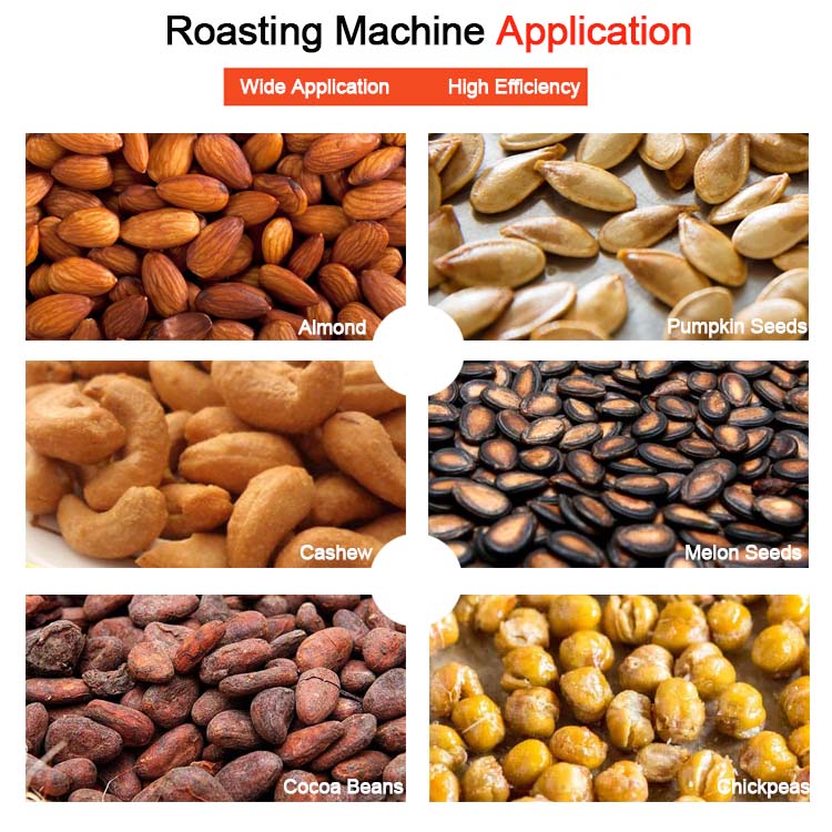 Chickpea Roasting Machine Application