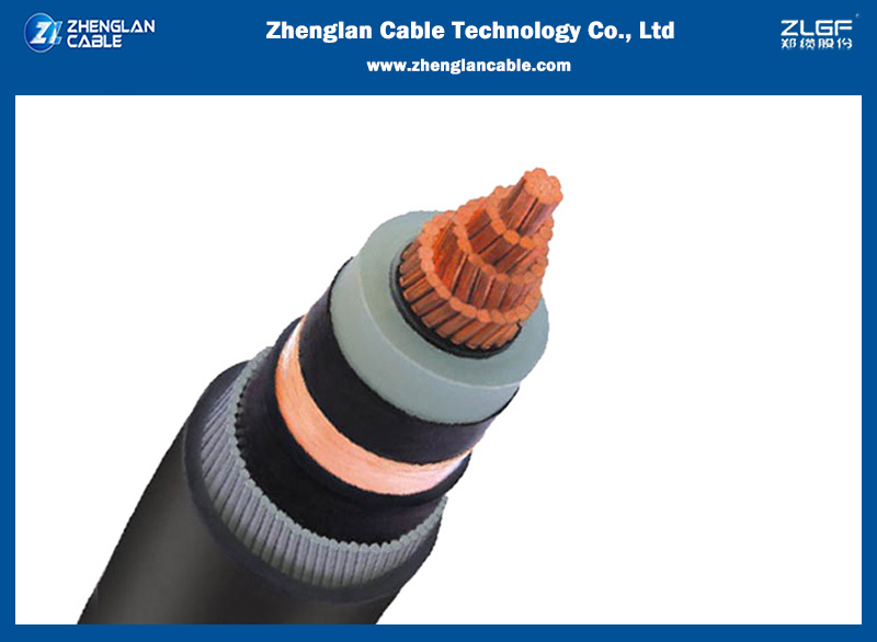 30kv cu/xlpe/cts/pvc/awa/pvc single core cable