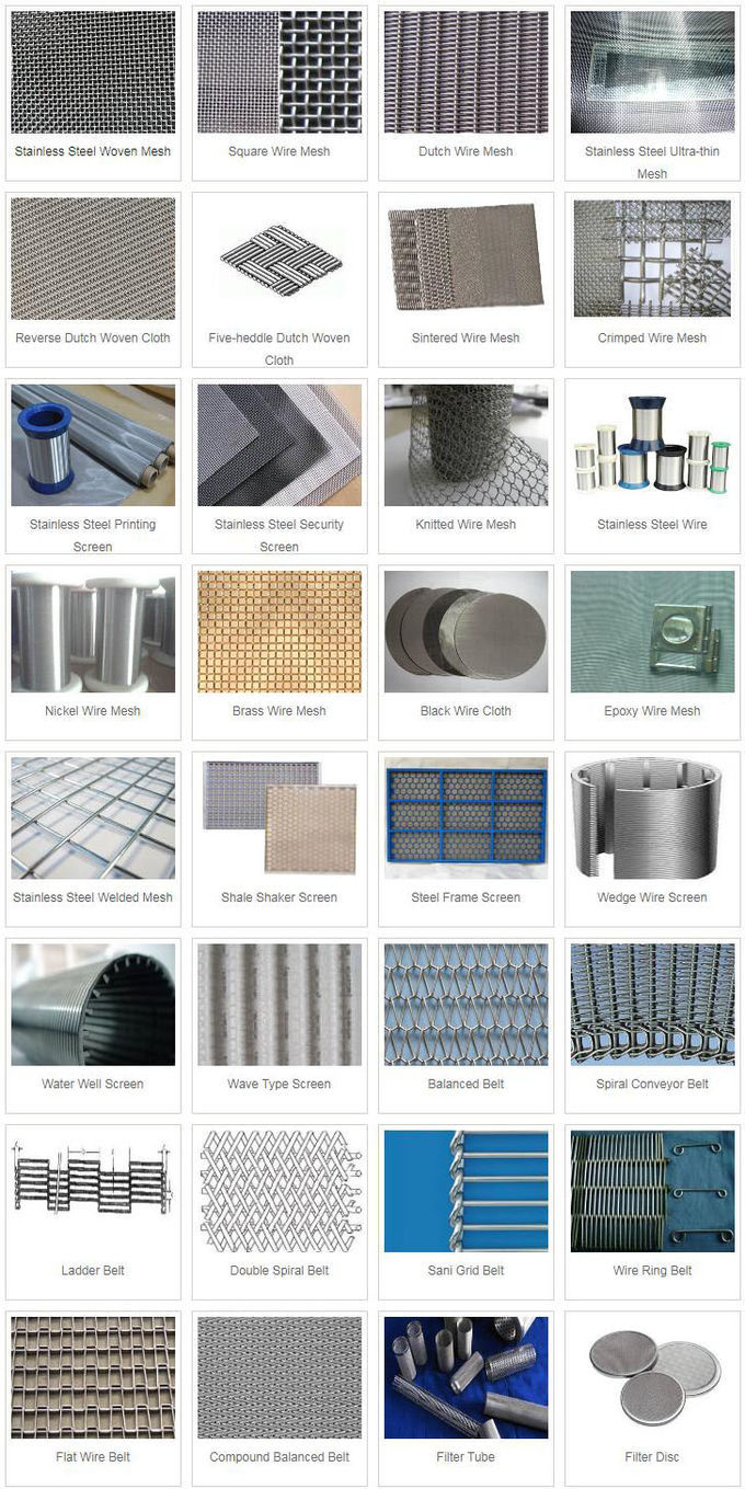 High filtration efficiency Knitted Mesh For Filtration And Cleaning Knitted Wire Mesh 3