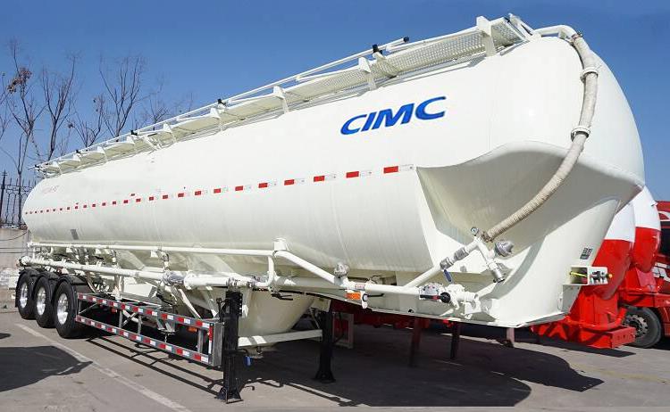 Fly Ash Wheat Flour Tankers Bulk Cement Trailer for Sale-CIMC