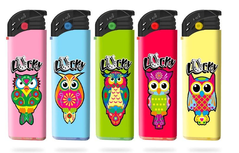 Dy-1702 Customized Design Style Cheap Cigarette Electronic Lighter