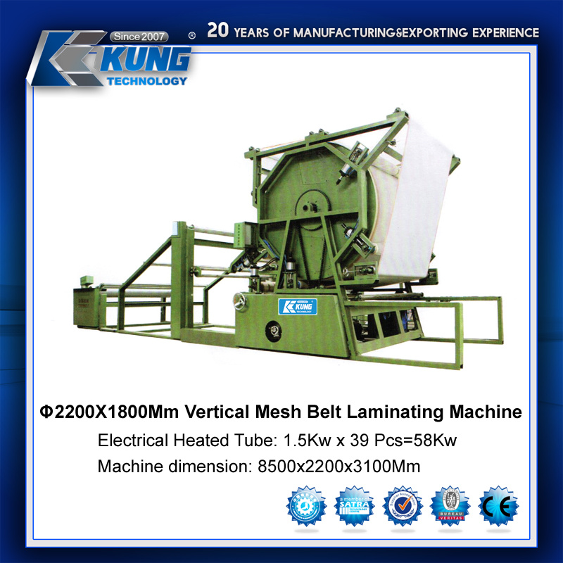 Top Selling Mesh Belt Lamination Machine for Material Compound