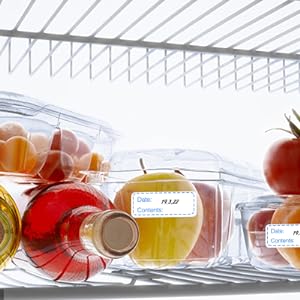 Removable Food Labels Cooler Food Storage Freezer Stickers Refrigerator Labels