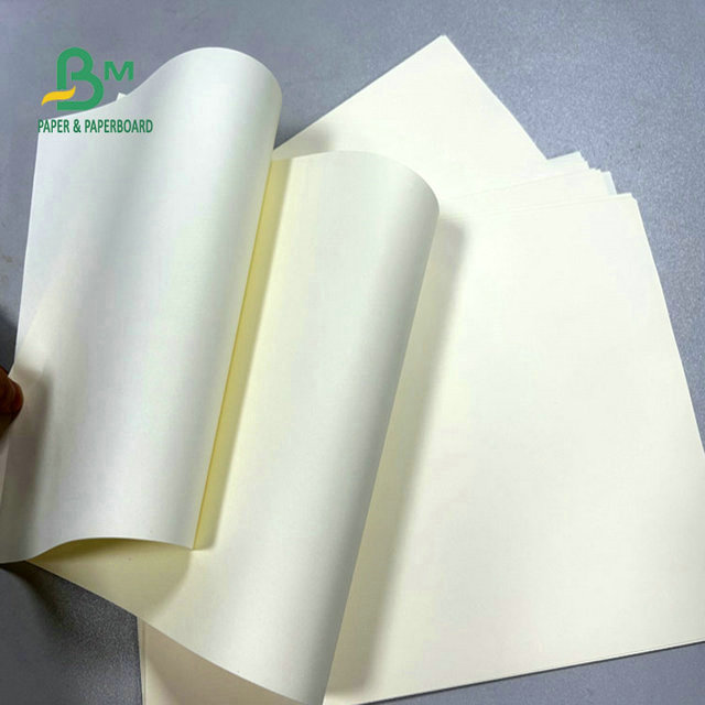 61 x 86cm30gram 33gram 35gram Offset Printing Cream Color Book Paper For Product Manual 